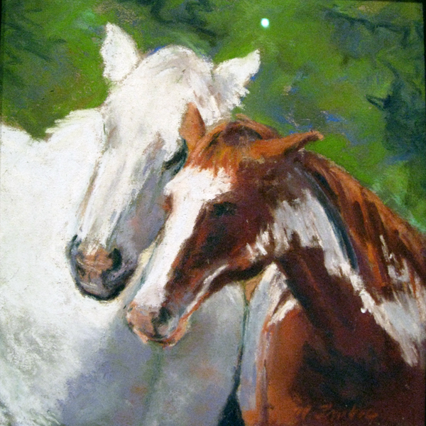 Peggy Traskos, "Two Together" Pastel